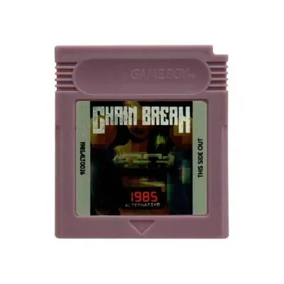 Crystal Clear Greenboy Creepy Black 16-Bit Game Cartridge