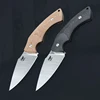 Linen Handle Practical Tactical Knife 14C28N Fixed Blade with Kydex Sheath Outdoor Military Tools Camping Hunting Survival Knife 1