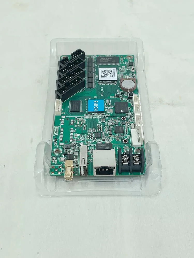 LED Display Control Card HD-D16 Asynchronous High Performance Full Color Wifi Mode for LED Modules RGB HUB75