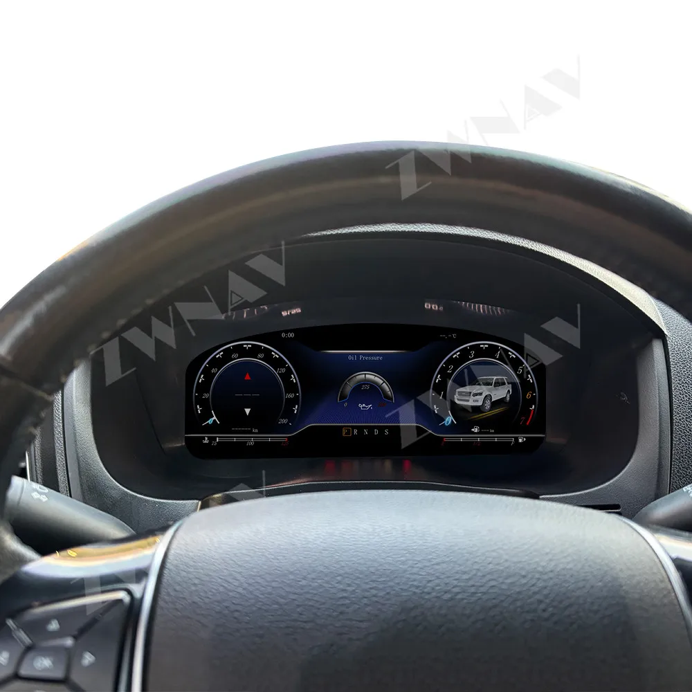 Panel de Instrumentos Digital LCD de 12.3 Pulgadas para Ford Explorer 2011-2019, Reemplazo del Velocímetro Automático 4