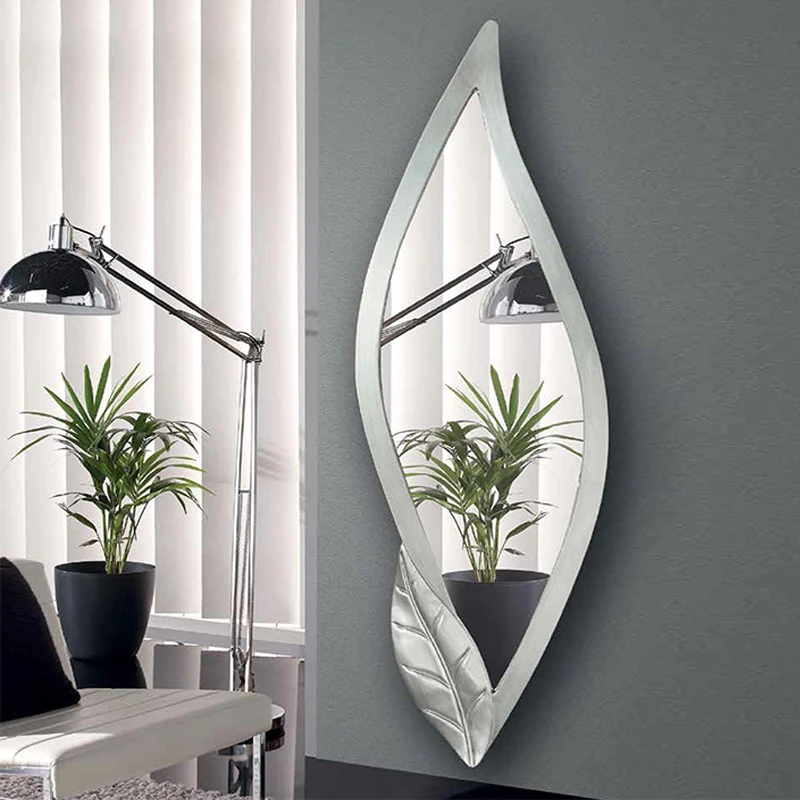 

Irregular Decorative Mirror Living Room Modern Designer Decorative Mirror Aesthetic Vanity Glass Espejo Con Luz Room Decoration