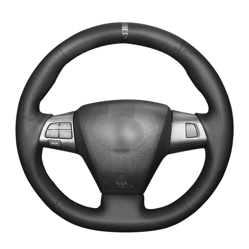Black Pu Artificial Leather Steering Wheel Cover For Toyota Corolla