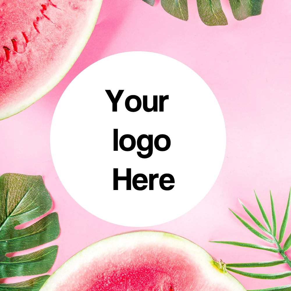 

500/1000pcs Custom Stickers With Waterproof Membrane And Logo Round Square Rectangle For Wedding Poster Bottle Trademark Design