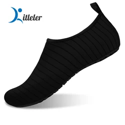 Enhanced Product Title: Breathable Aqua Shoes for Beach and Water Activities - Unisex, Lightweight, Barefoot Design (K01 - Black)