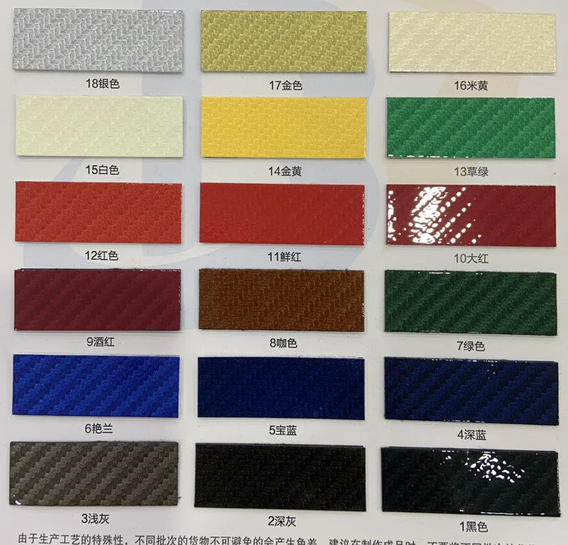 Carbon Fibre Patterns Pu Synthetic Leather Materials Glossy Surface