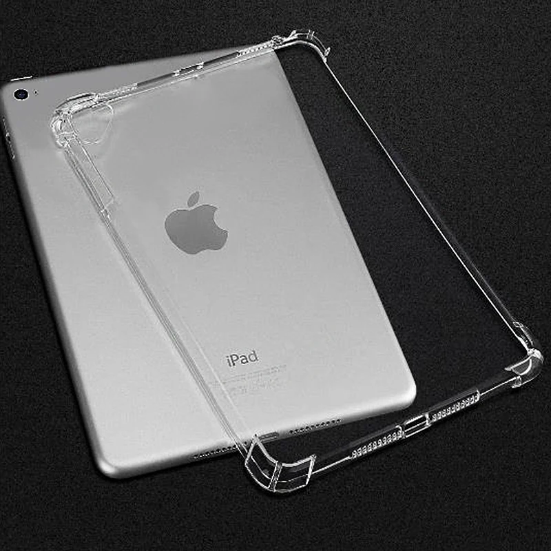 Transparent Shockproof TPU Tablet Case – Soft Silicone Airbag Protective Cover