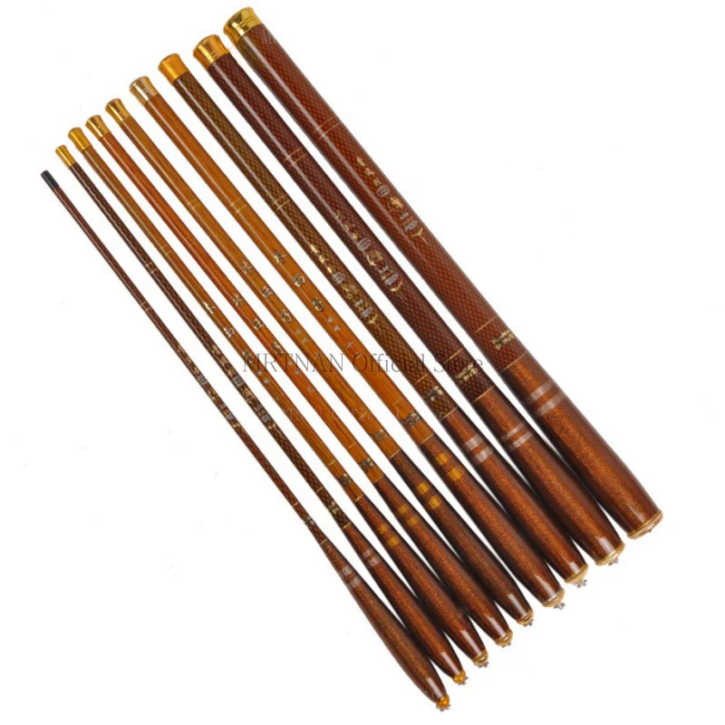 Fishing Rod 1.8m-6.3m Portable Telescopic Hard-adjusted Carbon Short Sections Hand-Sea Dual-Use