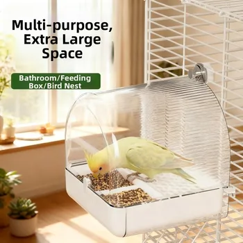 Transparent Bird Bath Box 1