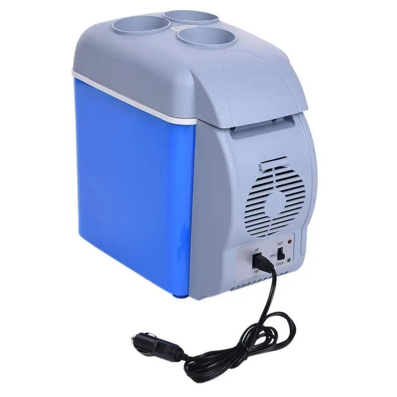 7.5L Mini Car Refrigerator 12V Portable Car Fridge For Cooling Warming Dual Use Travel Vehicle Electric Cooler Freezer