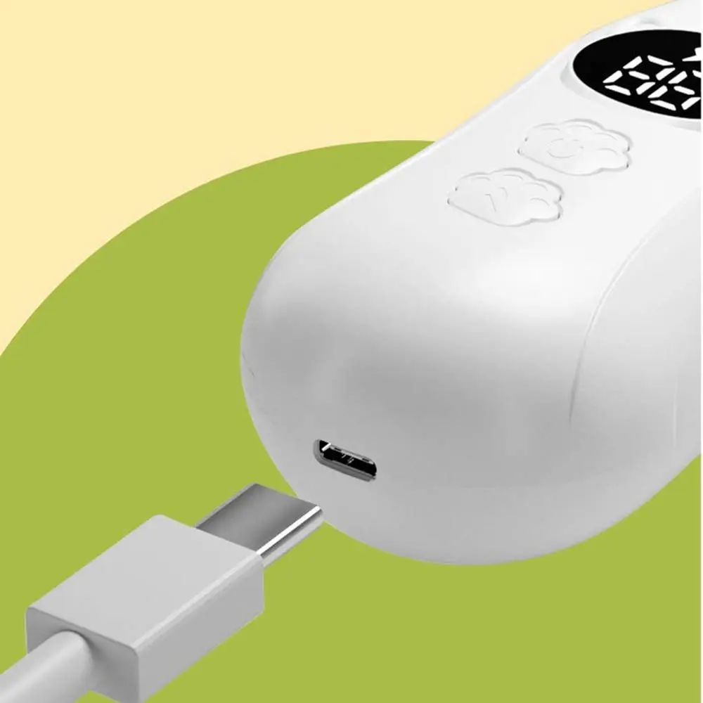 Rechargeable Baby Electric Nasal Aspirator with 9 Suction Levels 2 Silicone Tips Newborn Nose Sucker Suck Out