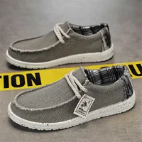 Does Not Slip Round Foot Man Blue Shoes Vulcanize Boot Without Heel Sneakers Man Size 47 Sports Play Tenus China Holiday 2