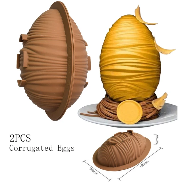 Stampini Silicone Per Uova Di Pasqua - 2 Stampi Da 6 Cavità Per Cioccolato, Sapone E Candele - Foto 9