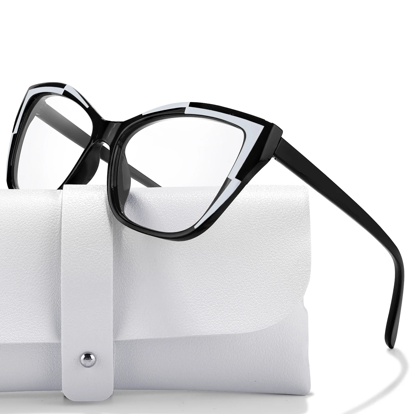 Trendy Cateye Reading Glasses for Men and Women UV protection