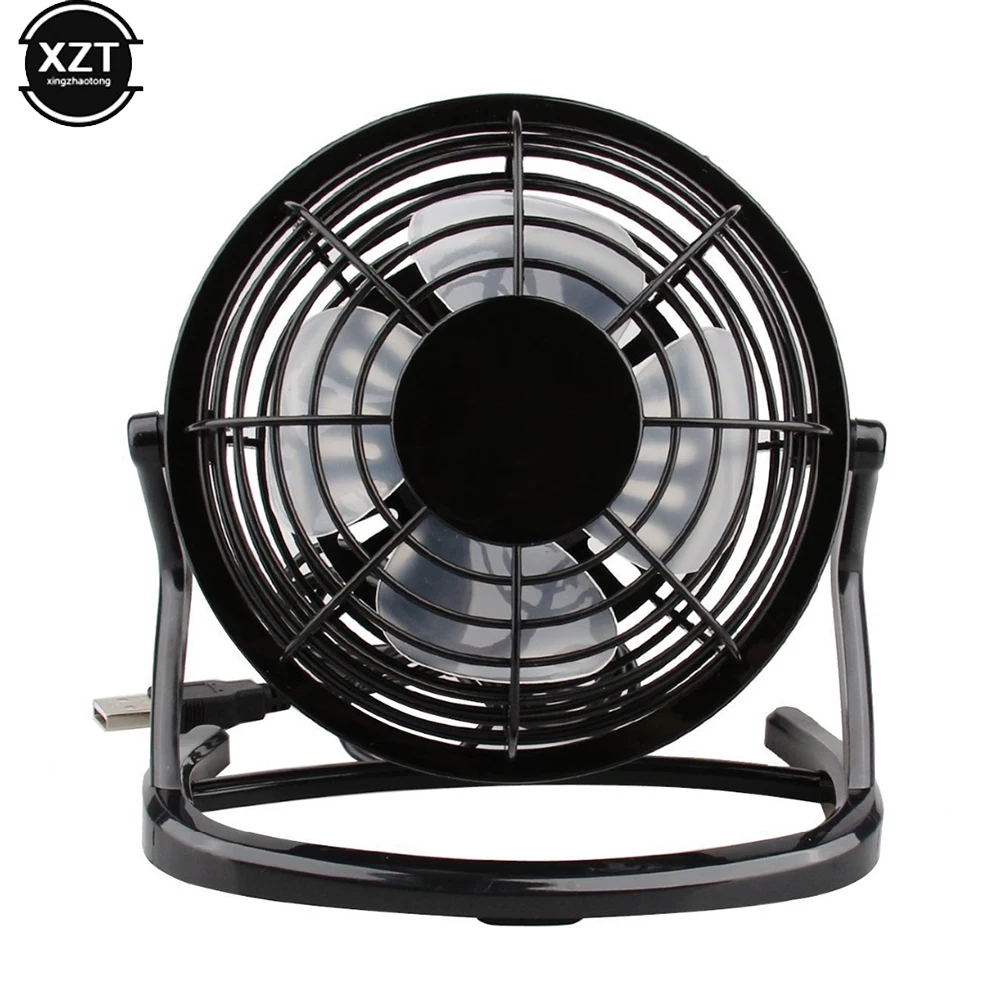 USB Silent Fan Desk Cooler for Laptop Notebook Desktop PC Ofiice Summer Cooling Fans 4 Blades Rotatable USB Mini Fans Socket mini fan cooling fan mini exhaust fan