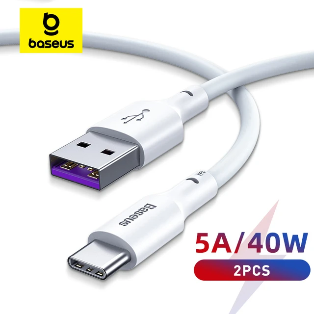 Baseus Fast Charging USB Type C Cable 5A USB C Cable Type C cable for Huawei