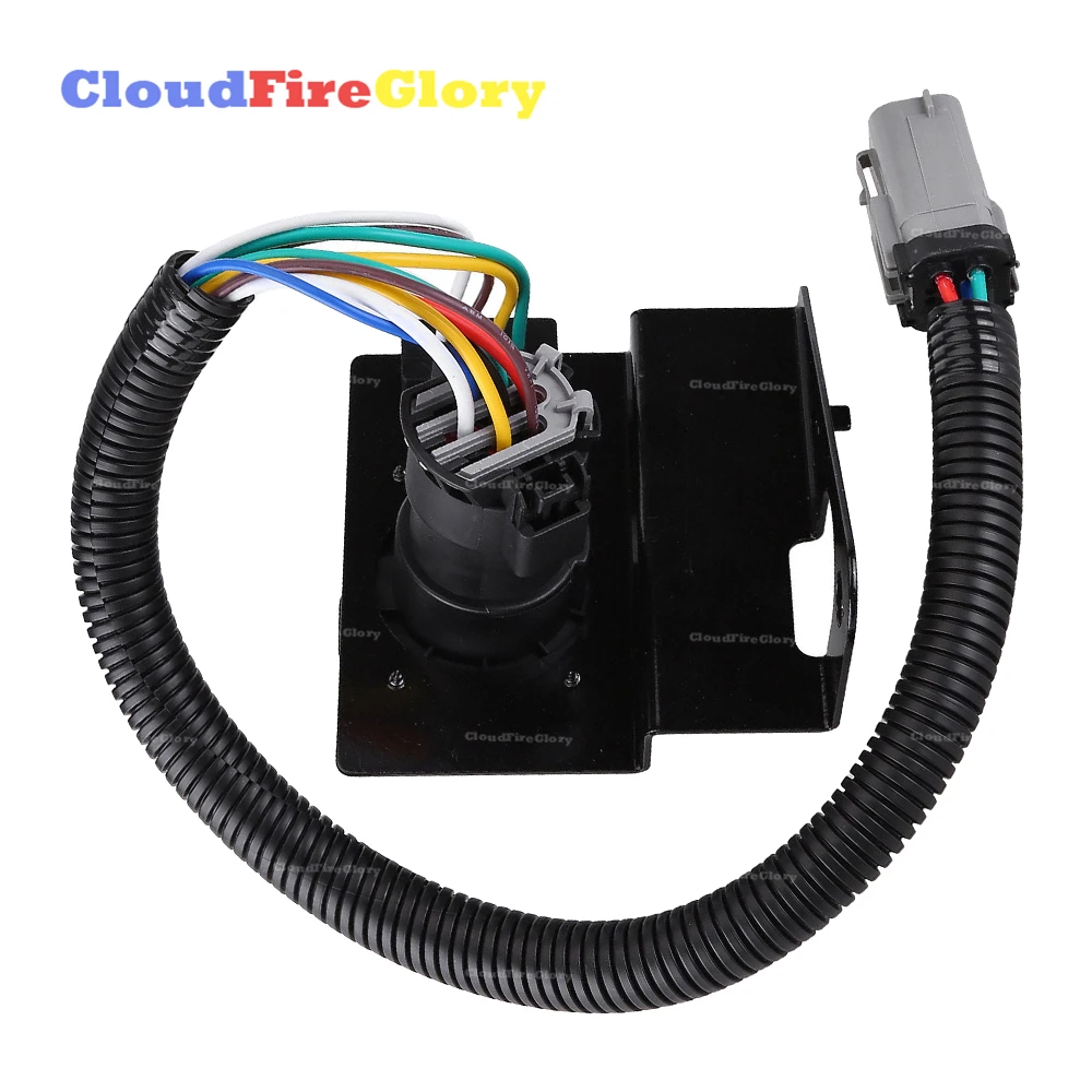 

For Ford F-250 F-350 Super Duty 2002 2003 2004 Black Front Trailer Tow Wiring Harness Plastic 2C3Z-13A576-DA 2C3Z13A576DA