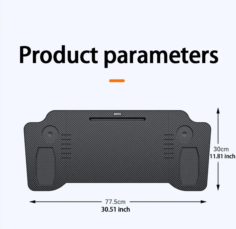 for Tesla Model 3 & Model Y 2017-2025 1PC Double Folding Car Food Tray DeskPort