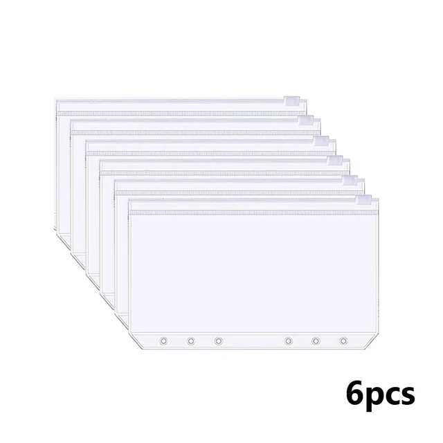 2024 Financial Management Cash Envelope Binder with A6 Loose-Leaf Notebook