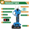 NewBeny 30mm Brushless Electric Pruning Shears 2 Gears Efficient Cordless Fruit Tree Bonsai Garden Tools For Makita 18V Battery 3
