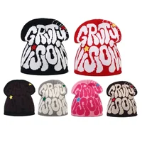 Y2K Letter Knitted Winter Autumn Beanie Cap Men Women Kanye Beanies Gorras Hombre Top Warm Skiing Hat Ear Hats Hip Hop Skullcap - Image 4