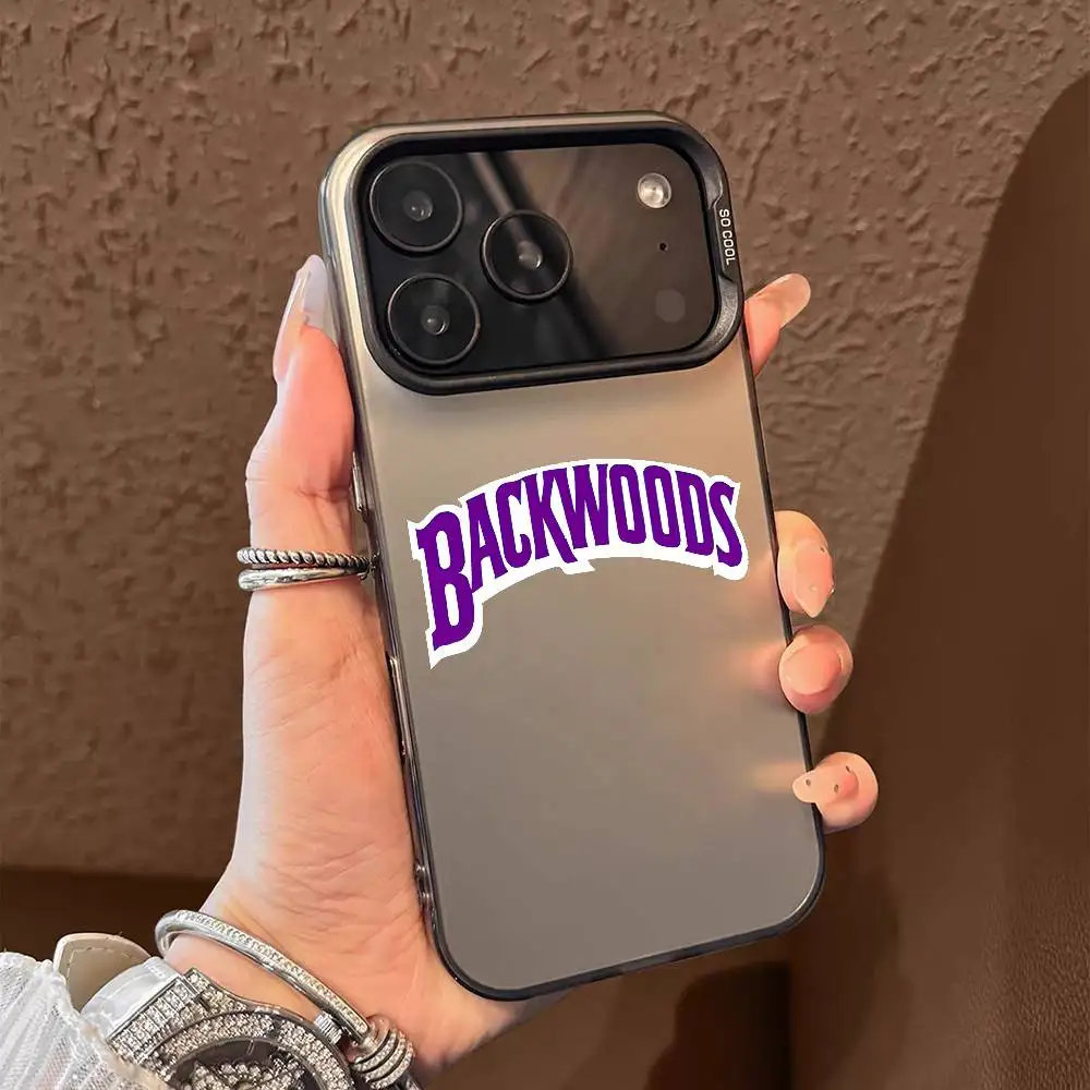 Backwoods Logo Multicolor Matte Laser Metallic Aurora Phone Case