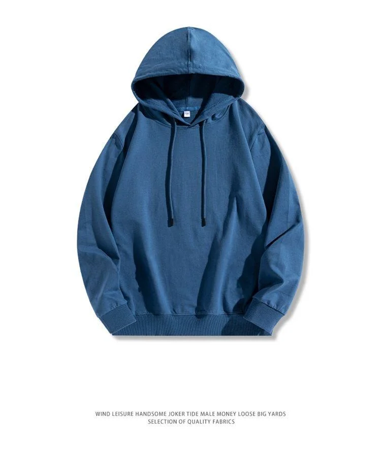 Spring and Autumn unisex hooded jacquard sweatshirt men, long sleeved loose top for men_voghion.com