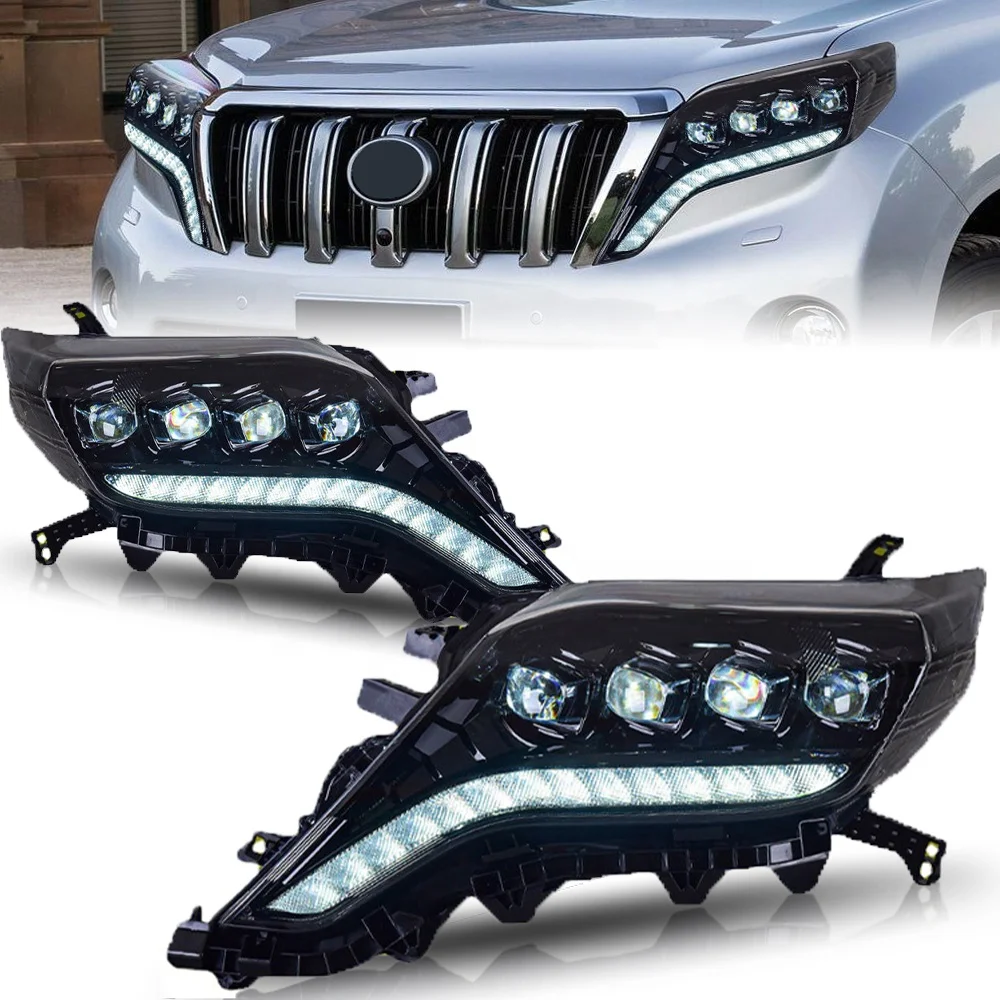 

Archaic new design Full Led For Toyota Prado Headlight 2014-2016 Fj150 Led Headlight Drl Head Lamp For Toyota Prado Headlights