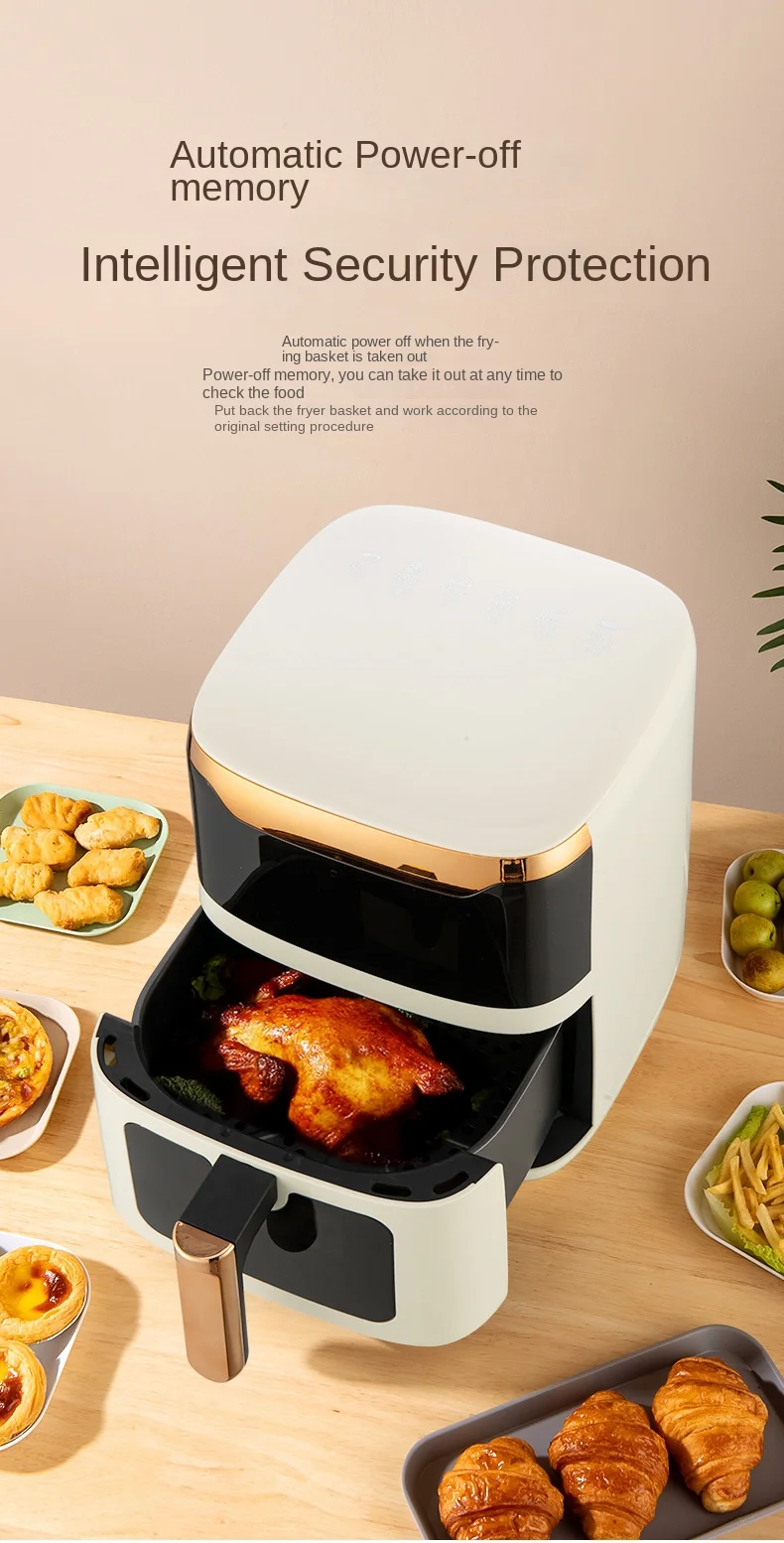 11Air Fryer Household Multifunctional Intelligent French Machine Automatic Fridora SinAceite Smart قلاية هوائية foodi fritöz air fryer visualization electric fryer multifunctional fully automatic oil free intelligent