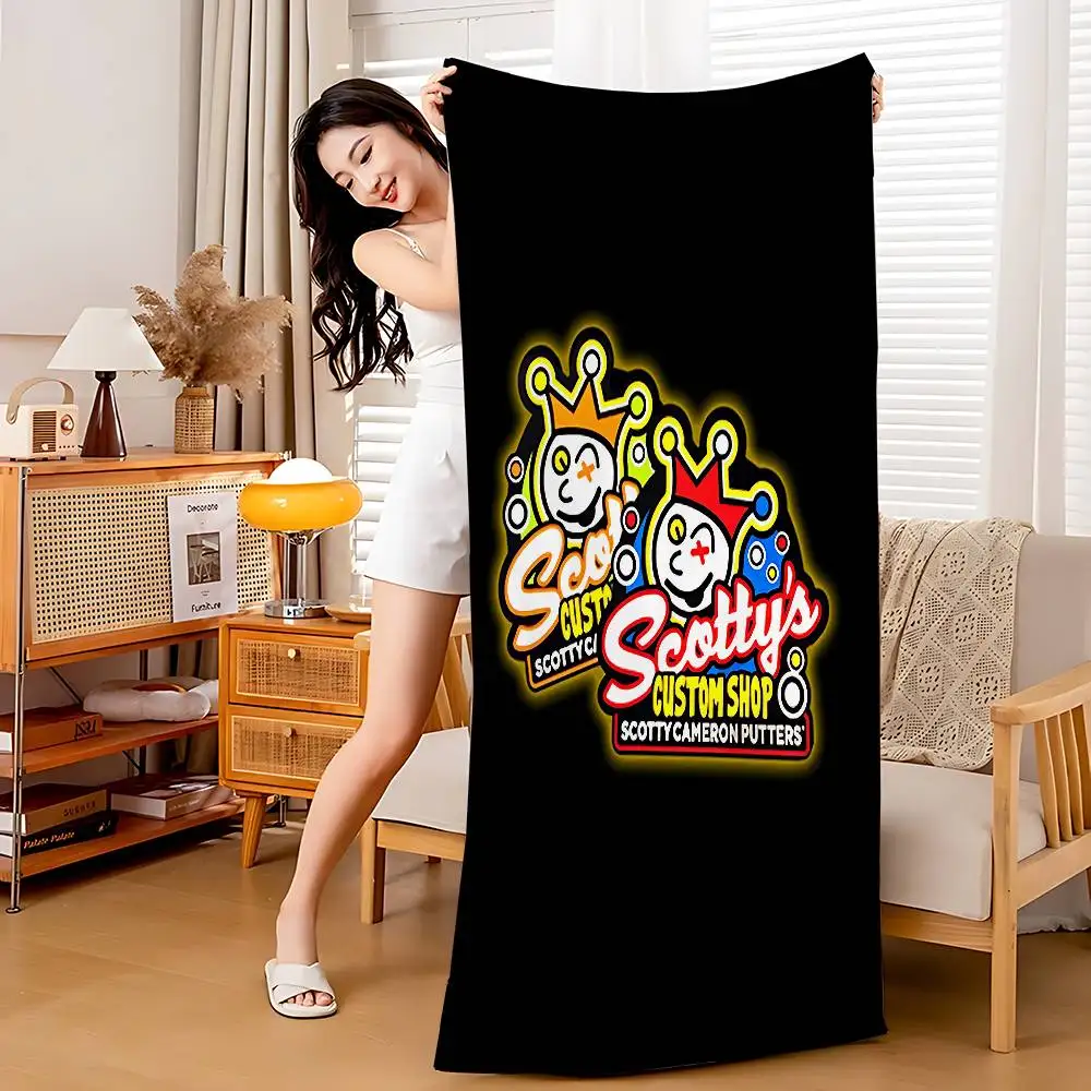 Golf S-Scotty C-Camerons Microfiber Blanket Quick Drying Beach Towels Oversized Printing Super Absorbent Pool Towel Blanket