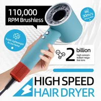 Negative Ionic Leafless Electric Hair Dryer High-Speed Low Noise Constant Temperature Quick Drying Intelligent Temperature 1
