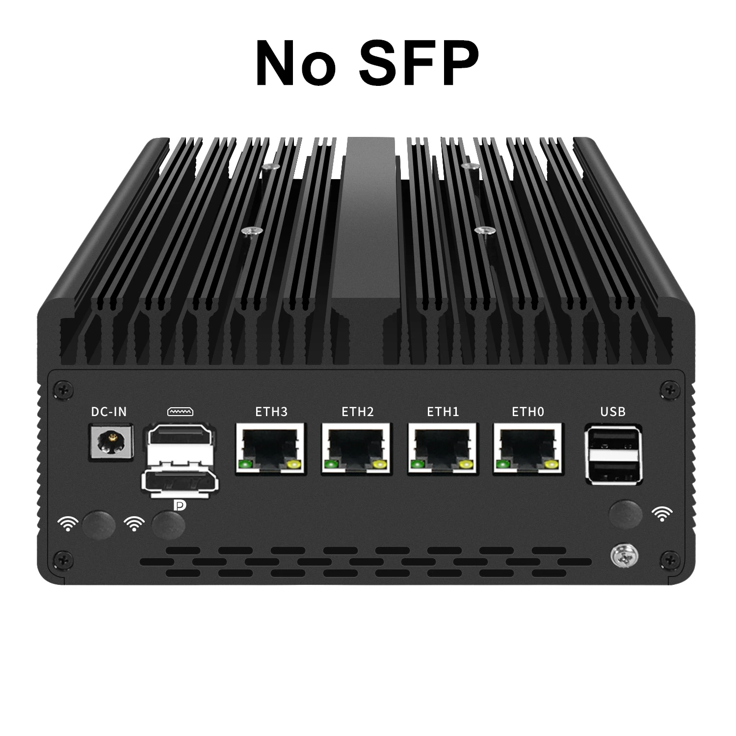 Topton Fanless Mini PC 4*/2*10G SFP+ Intel i7 13620H 8505 Firewall 4xi226-V 2.5G 2*DDR5 NVMe Industrial Computer Server Proxmox 2