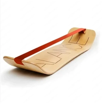 Balance Board, Wooden Yoga Board, Ski Yoga Training Balance Board, Double Warping Board by Yunsutongkeyu003 Store Change name: 1