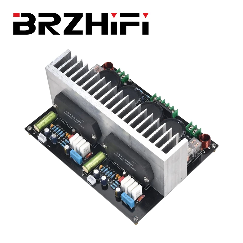 Placa de Amplificador de Potência de Áudio de Alta Fidelidade com Radiador Brzhifi Faça Você Mesmo * 2 @ 8o Nova Stk4046v Audiophile Filme Grosso Terminado 120w - Image 2