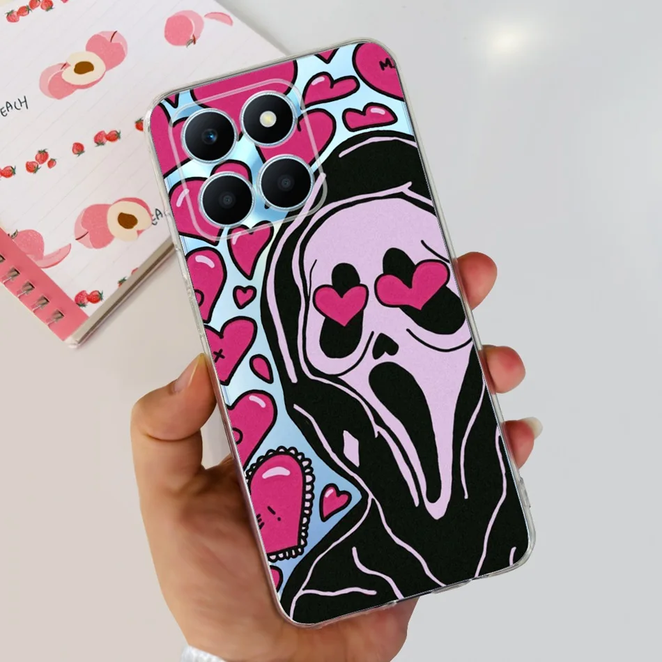 Elegant Pattern Soft Silicone TPU Phone Back Cover