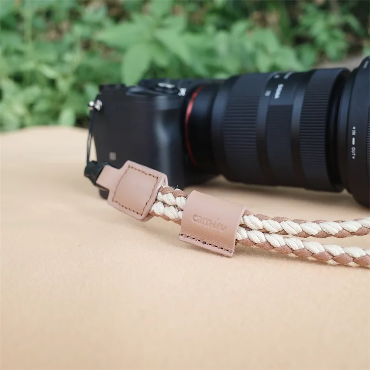 수제 액세서리 분실 방지 로프 사진 장비 카메라 손목 스트랩  가죽 끈 핸드 스트랩 카메라 스트랩