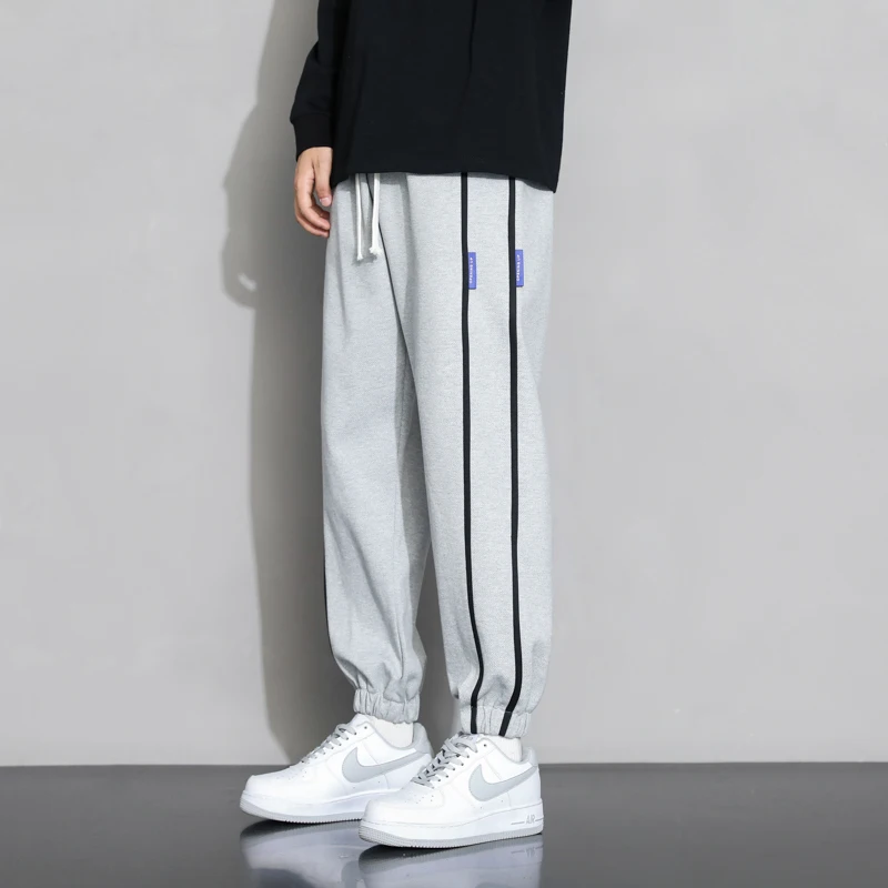 Men's pants new grey casual fashion black loose streetwear jogging bottoms mens korean review lots of clothing pants M-XXXXL