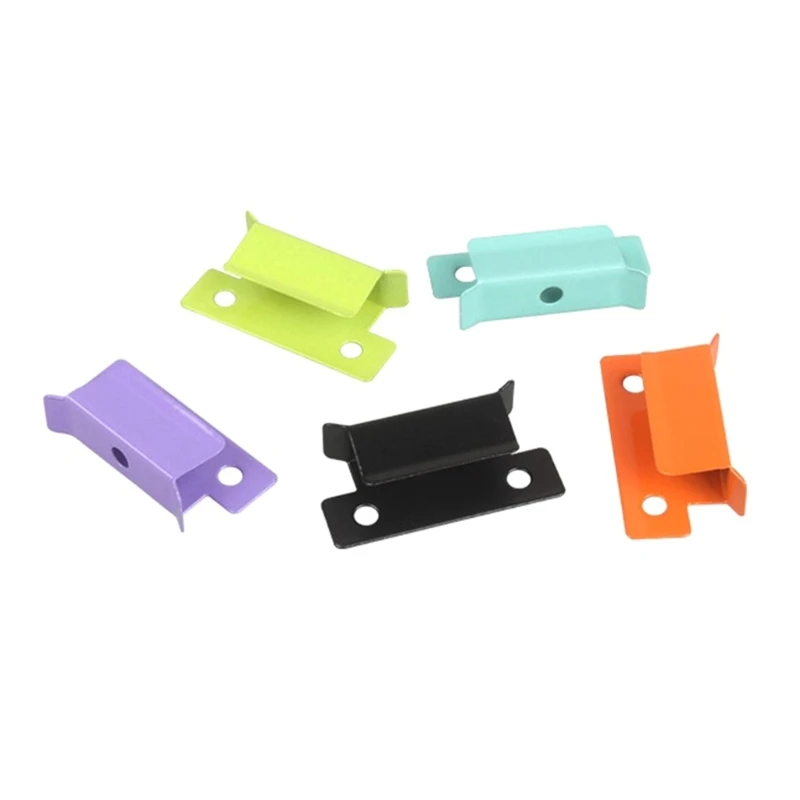 4pcs 3D Printer Parts-Glass Hotbed Platform Clamp Colorful Stainless Steel Heated Bed Build Plate Fixed Clip 4pcs 3d printer parts glass hotbed platform clamp stainless steel heated bed um2 um3 um2 build plate clip ender 3