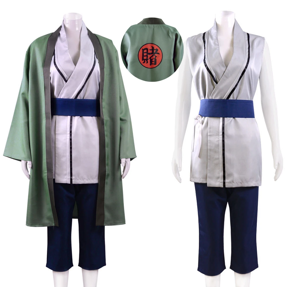

Костюм для косплея аниме Tsunade, костюм унисекс для взрослых, пальто, рубашка, брюки, карнавальный костюм на Хэллоуин
