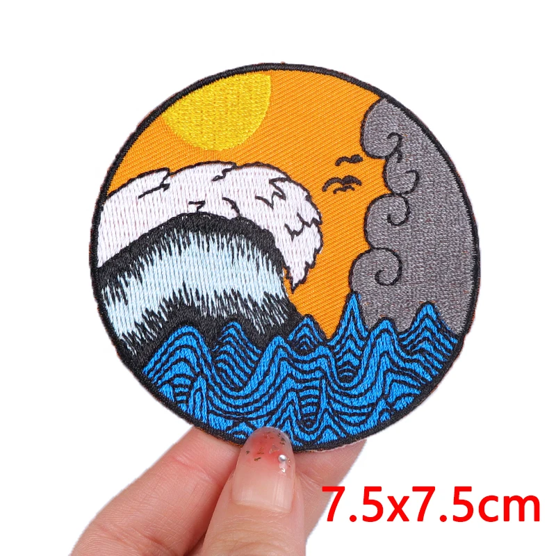 Description Picture 6 of itemIron on Patches 500M A LLORAR A LA LLORERIA Patch Embroidery Patches For Clothing Outdoor Patch On Clothes DIY Badge on Backpack