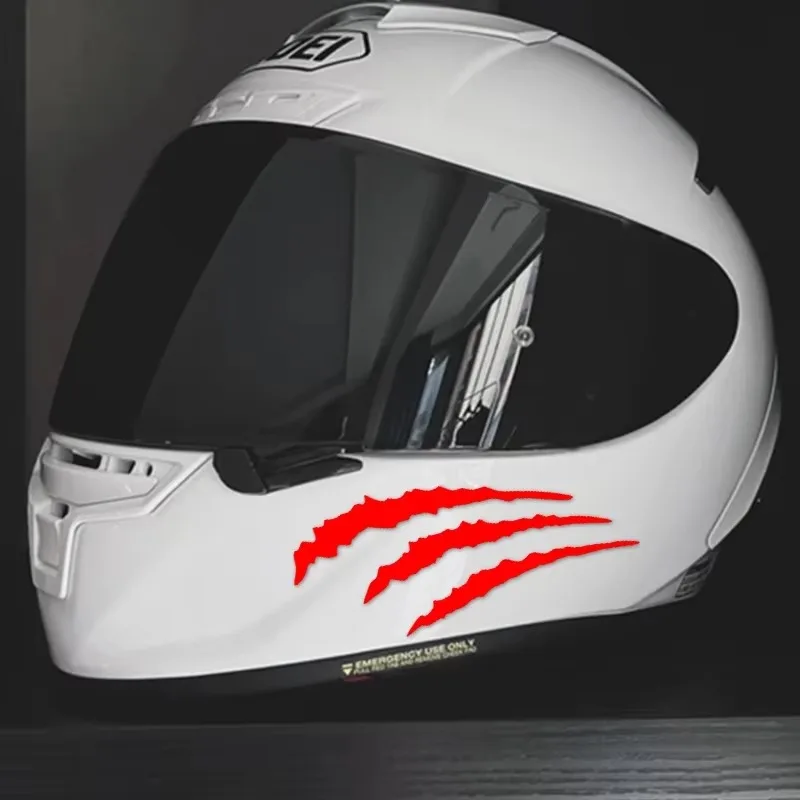 Monster Claw Scratch Motorcycle Stickers 1Pair DIY Motorbike Fuel Tank Headlight Helmet Body Waterproof Sunscreen Decals Decors