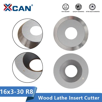 Taglierina per inserti in metallo duro tondo XCAN 16mm 16x3-30 gradi R8 per utensili per tornio per tornitura del legno Finisher