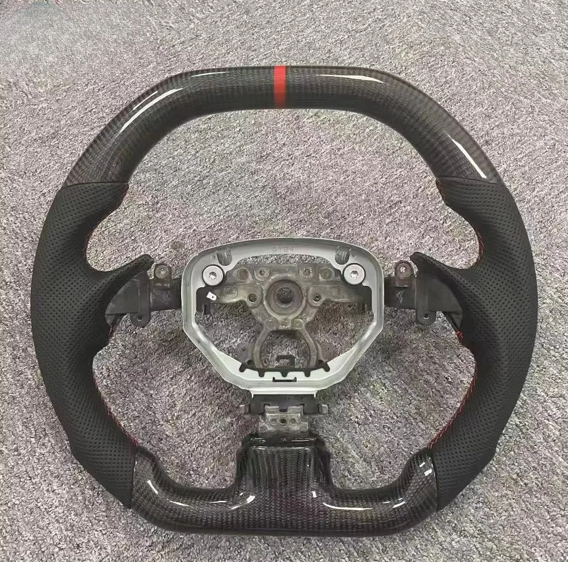 인피니티 G25 G37 카본 파이버 스티어링 휠 (가죽 및 LED RPM 기능 포함) MRD