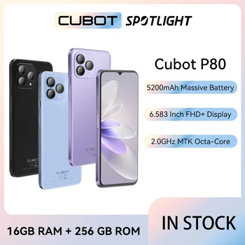 Cubot Global Version Android Smartphone P80, Android 13 1