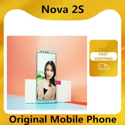 DHL Fast Delivery HuaWei Nova 2S 4G LTE Smart Phone 20.0MP 4 Cameras Fingerprint 6.0" 2160X1080 Kirin 960 Fingerprint 6GB 64GB