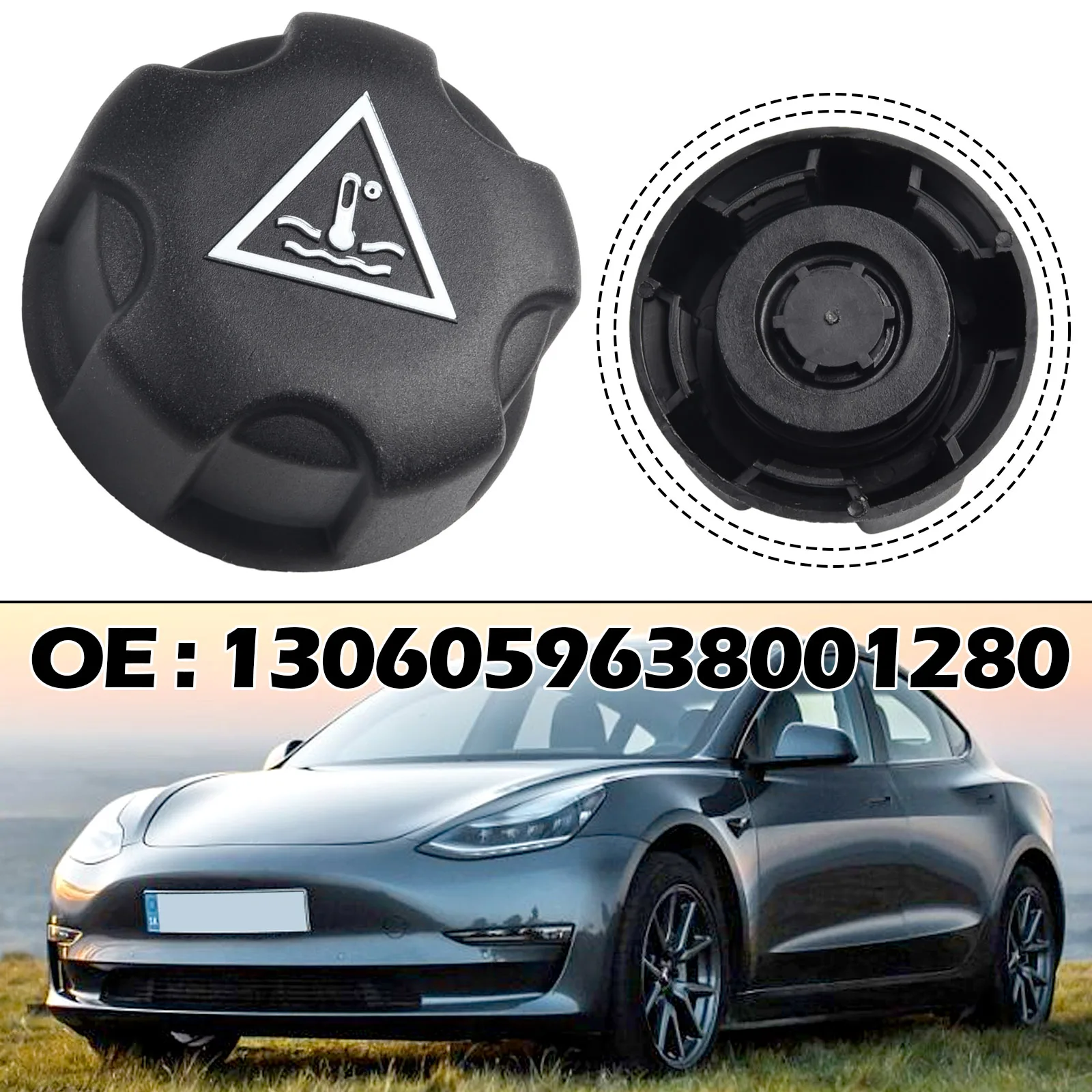 

Car Radiator Tank Cover Engine Radiator Expansion Tank Cap Cover Car Engine Coolant Covers Power Water Radiator Cap