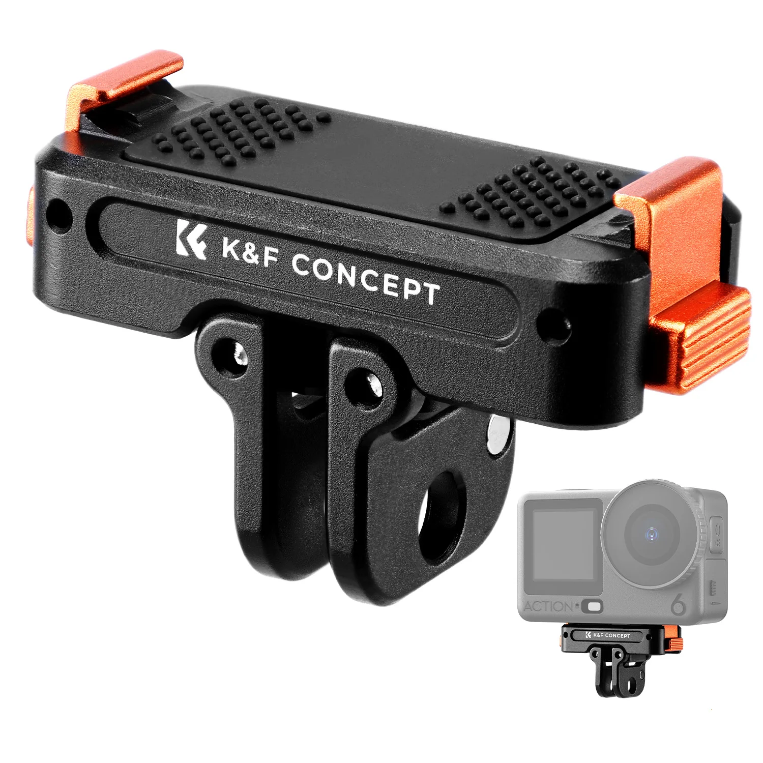 K&F Concept 마그네틱 퀵 릴리즈 어댑터 마운트 (DJI 오즈모 나노/오즈모 액션 6 액션 카메라 액세서리용)