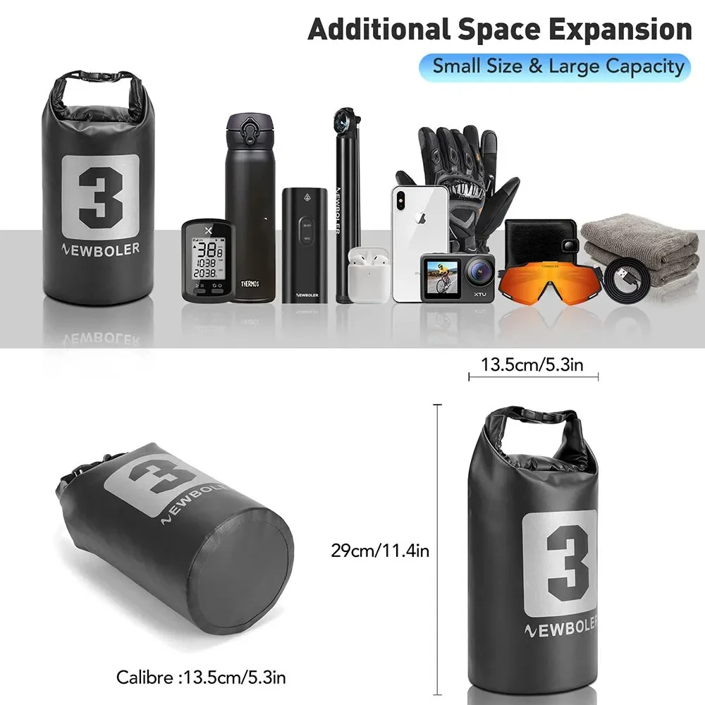 Portable Waterproof Bike Fork Bags 3L Portable Bike Bags Electric Scooter Bags Bicycle Front Bags Bicycle Fork Bags