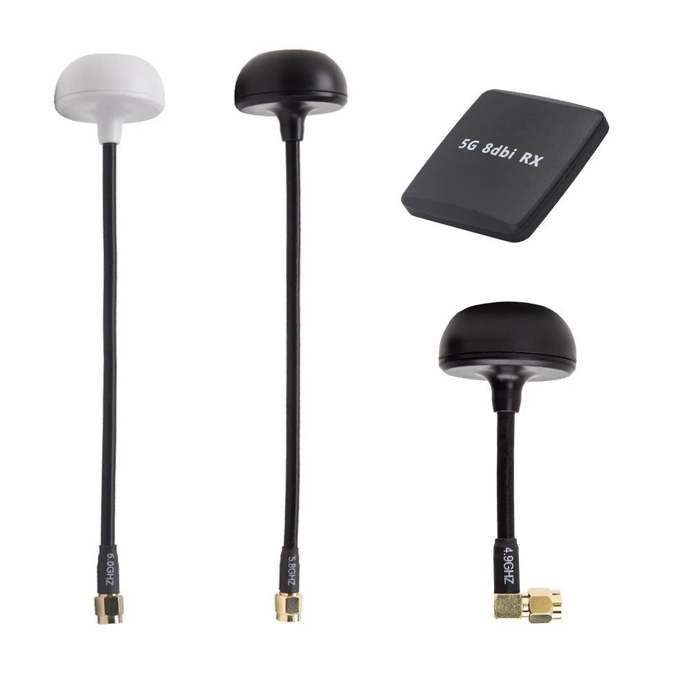 Antennes RC 5.8G/5G/1.2G pour FPV Drone - Lot de 6
