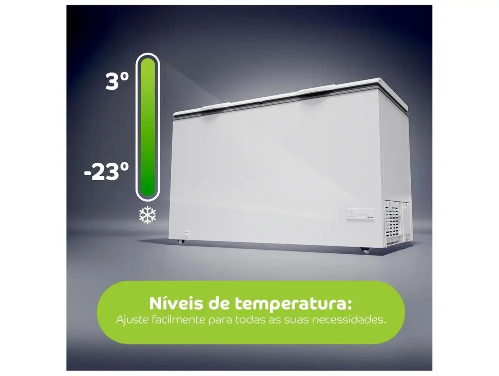 Freezer Horizontal Consul 2 Portas 528L CHB53MB - 220V 2
