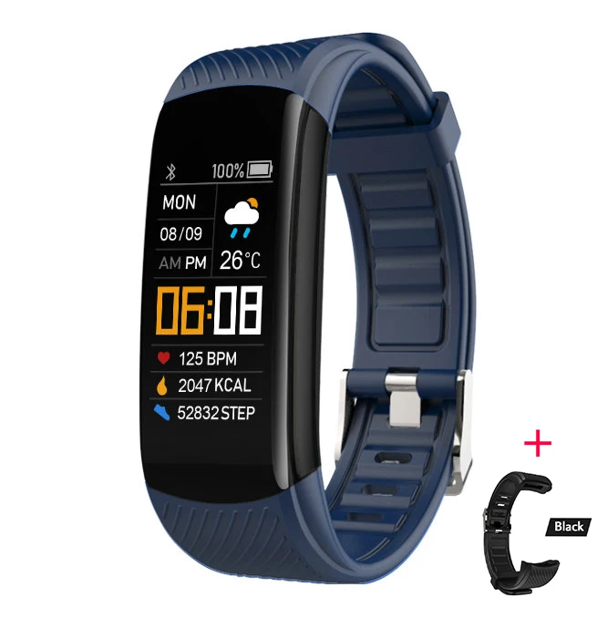 Smart Wristband Fitness Tracker Bracelet for Men Women Kids Smartwatch Sport Waterproof Connected Heart Rate Smart Watch Band 